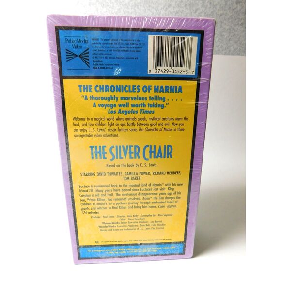 The Silver Chair Chronicles of Narnia VHS Sealed Video Movie Set - Picture 5 of 6